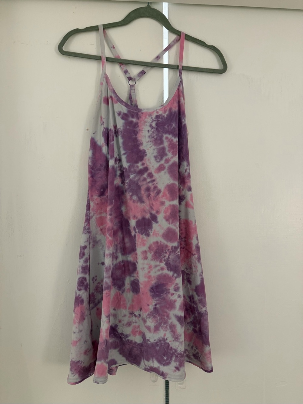 Outdoor Voices Pink & Purple Tie-Dye Exercise Dress